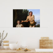Poster adam & eve - arbre au milieu du jardin (Cuisine)