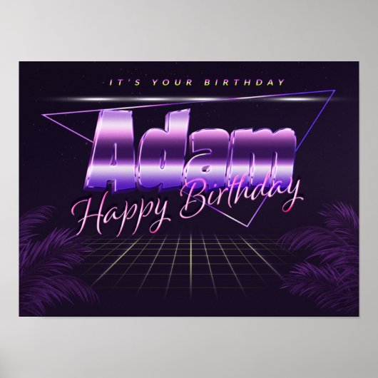 Poster Adam Name (Devant)