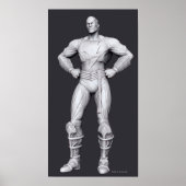 Poster Adam noir (Devant)