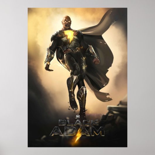 Poster Adam noir (Devant)