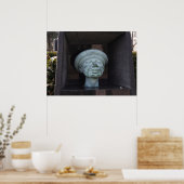 Poster Adam - Sculpture sur la tombe de Rudolf Hausner (Cuisine)