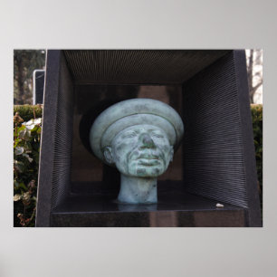 Poster Adam - Sculpture sur la tombe de Rudolf Hausner