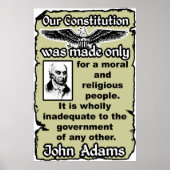 Poster Adams : Notre Constitution (Devant)
