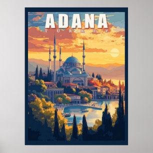Poster Adana - Photos étonnantes de la ville turque vibra