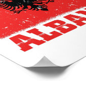 Poster Addicité à l'Albanie | Cadeaux des Balkans albanai (Coin)