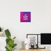 Poster Addict à l'offre d'art sur un Arrière - plan Abstr (Bureau à domicile)