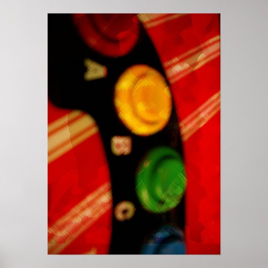 Poster Addict de jeux (Devant)