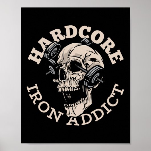 Poster Addict hardcore Iron (Devant)