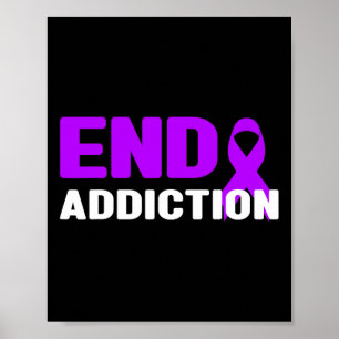 Poster Addiction finale - Sensibilisation à la dépendance