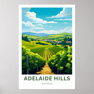 Poster Adéaide Hills Australie Imprimer