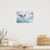 Poster Adelie Penguins | Antarctique (Cuisine)