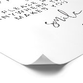 Poster ADELLA Moderne Edge Aucun siège attribué pour s'as (Coin)