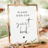 Poster ADELLA Moderne Minimaliste Dîners Menu