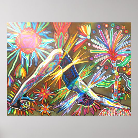 Poster adho mukha svanasana numérique 2010 (Devant)