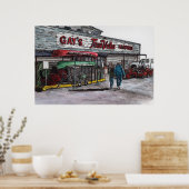 Poster adieu à une époque édition limitée imprimer par dl (Cuisine)