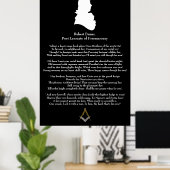 Poster Adieu aux maçons (Bureau à domicile)