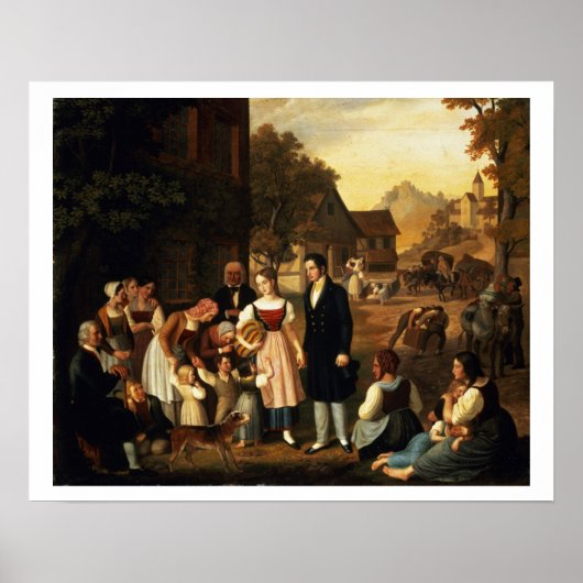 Poster Adieu de Dorothea, de Hermann et Do de Goethe (Devant)
