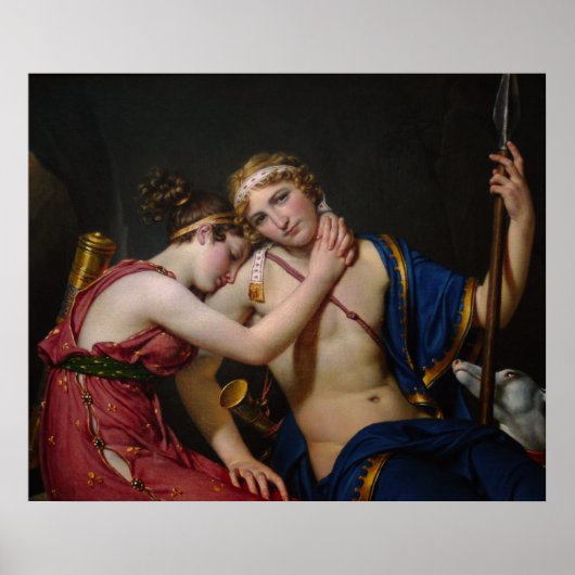 Poster Adieu de Telemachus et Eucharis (Devant)