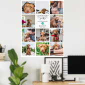 Poster Adieu le plus dur | Collage photo de 11 pour le mé (Bureau à domicile)