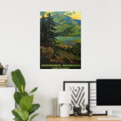 POSTER ADIRONDACK (Bureau à domicile)