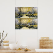 Poster Adirondack Birches (Cuisine)