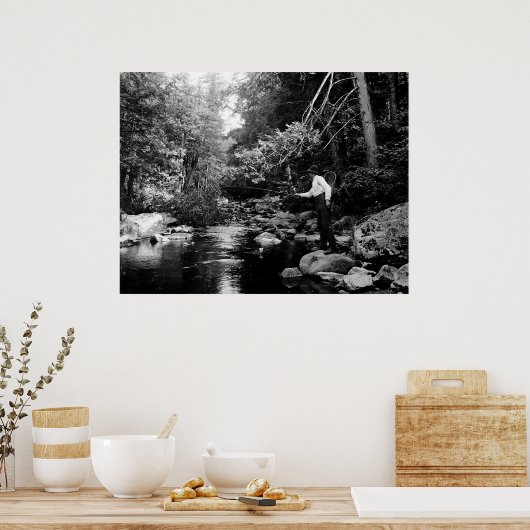 Poster Adirondack Fly Fishing (Cuisine)