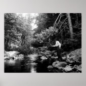 Poster Adirondack Fly Fishing (Devant)