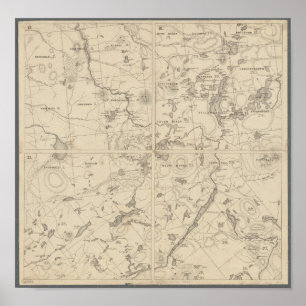 Poster Adirondack Lake Region Wall Art