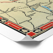 Poster Adirondacks vintages - 1929 (Coin)