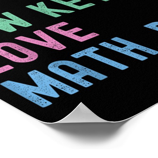 Poster Admettez-Le Vous Amour À Clé Basse Math Bruh Ensei (Coin)