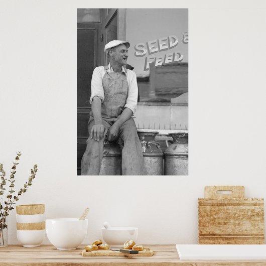 Poster Administration de la sécurité vintage (Cuisine)