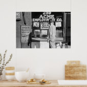 Poster Administration de la sécurité vintage (Cuisine)