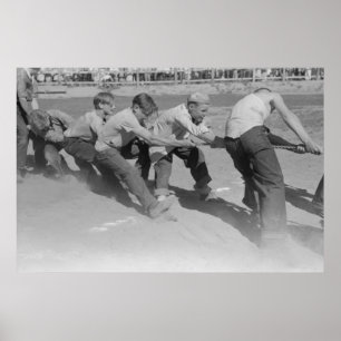 Poster Administration de la sécurité vintage