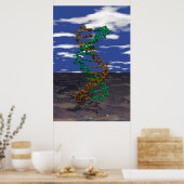 Poster ADN à l'extérieur (Cuisine)