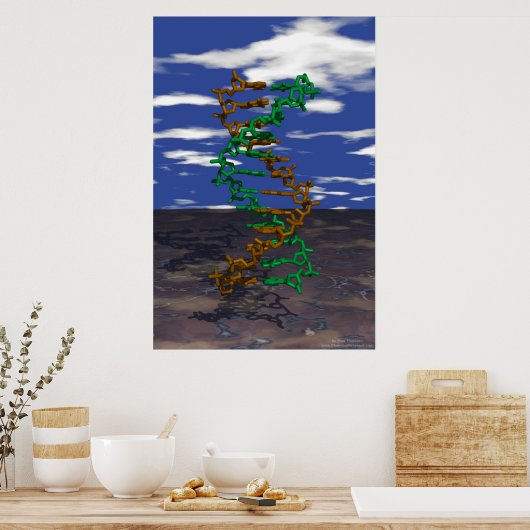 Poster ADN à l'extérieur (Cuisine)