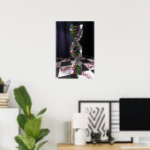 Poster ADN de verre (Bureau à domicile)