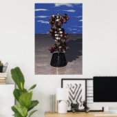 Poster ADN sur un socle (Bureau à domicile)