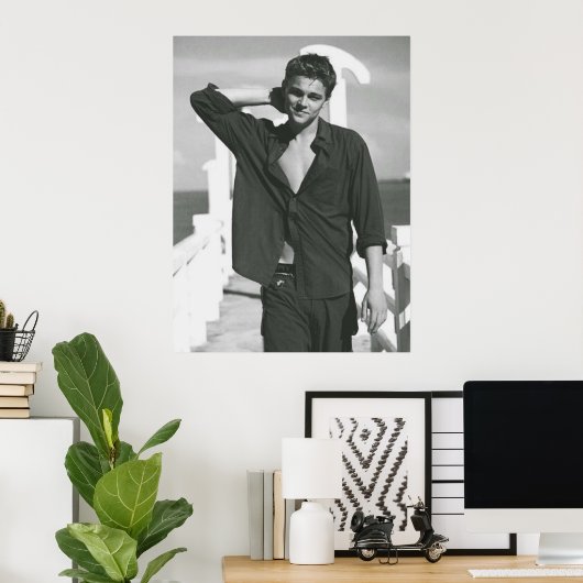 Poster Ado Leonardo Di Caprio (Bureau à domicile)