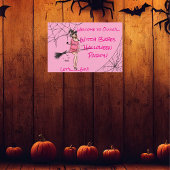 Poster Ado sorcière Babes fête d'Halloween