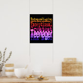 Poster Adolescent Extraordinaire (Cuisine)