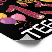 Poster Adolescent officiel 13e anniversaire fille 13 ans (Coin)