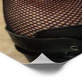 Poster Adolescent tenant un CD (Coin)