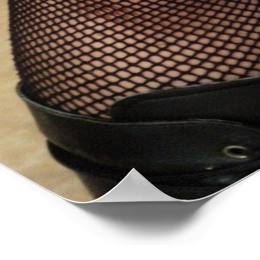 Poster Adolescent tenant un CD (Coin)