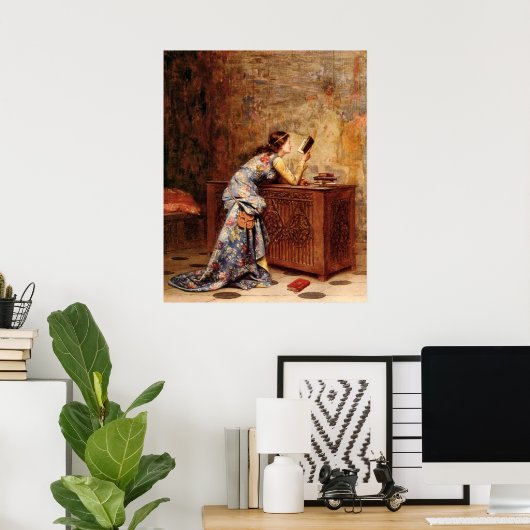 Poster Adolphe Alexandre Lesrel captivé (Bureau à domicile)