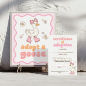 Poster Adopt a Goose Sign