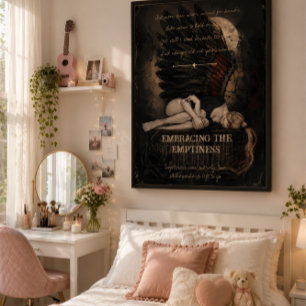 Poster Adopter le vide Dark Romantic Gothic