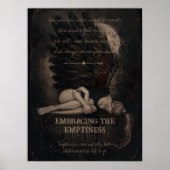 Poster Adopter le vide Dark Romantic Gothic   (Devant)