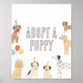Poster Adopter un Chien Chien Chien Chien Chien Chien Chi (Devant)