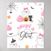 Poster Adopter une fête d'anniversaire de Ghost Halloween (Devant)