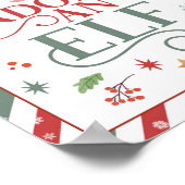 Poster Adopter une fête de Noël des elfes (Coin)